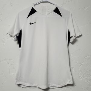 Nike Dri Fit White Wm Shirt Sz M